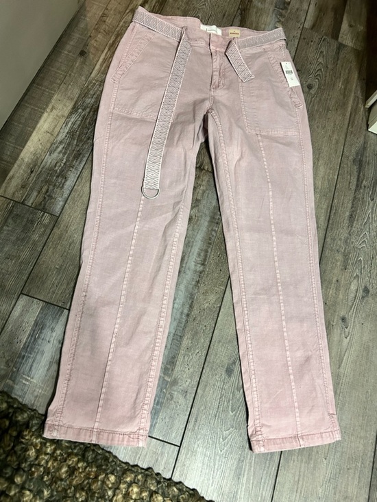 Anthropologie Denim - NWT Anthropologie ‘The Wanderer’ Utility Cotton Linen Blend Cropped Pants